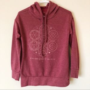 🔥 2/$20 Zoe + Liv Rose Pink Graphic Hoodie
